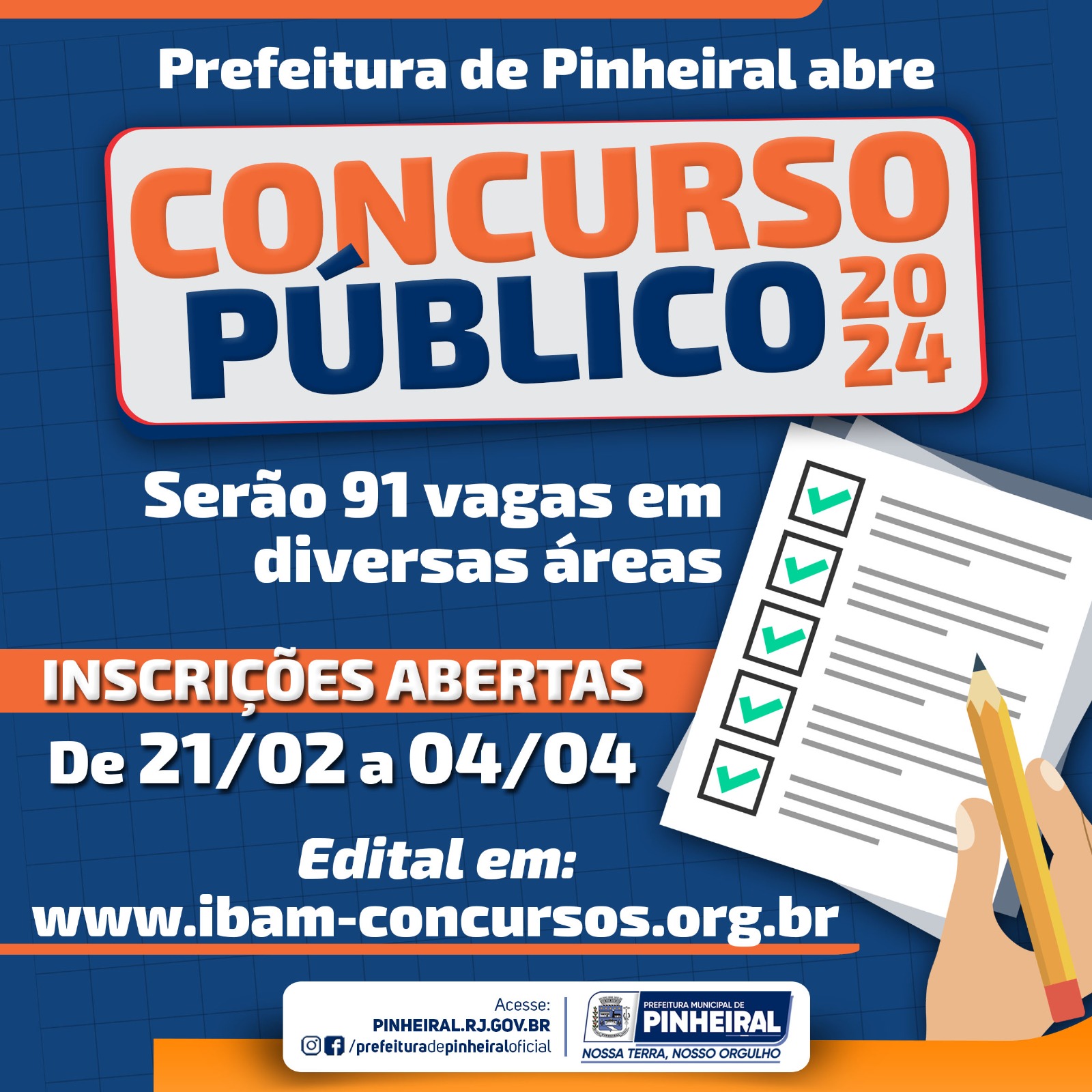 Concurso Público Edital Nº 001/2024